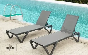 Outdoor lounge chairs