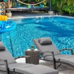 Outdoor lounge chairs