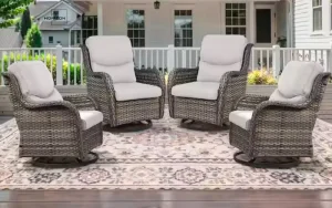 Outdoor Furniture Swivel Rocker Chair
